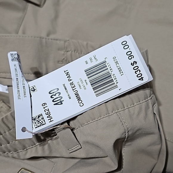 Adidas Commuter‎ Tapered Golf Pants Size 40x30 - Picture 5 of 9